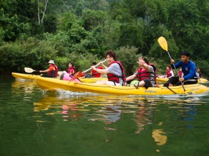 Kayakers