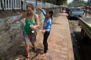 Trouble in action - Luang Prabang